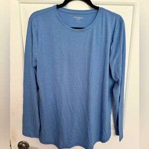 BNWT Joe Fresh Periwinkle Blue Long Sleeve Shirt sz L